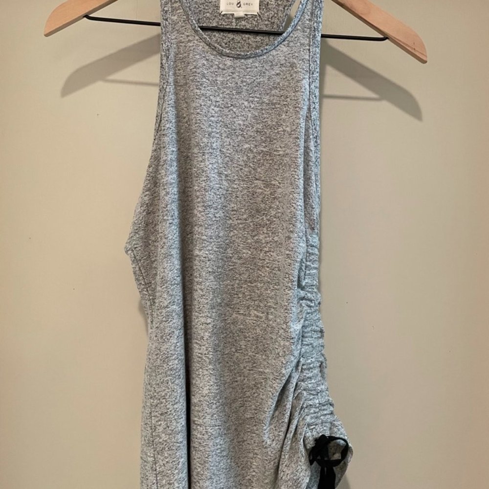 LOU & GREY Racerback Side Cinch Tank size XS
